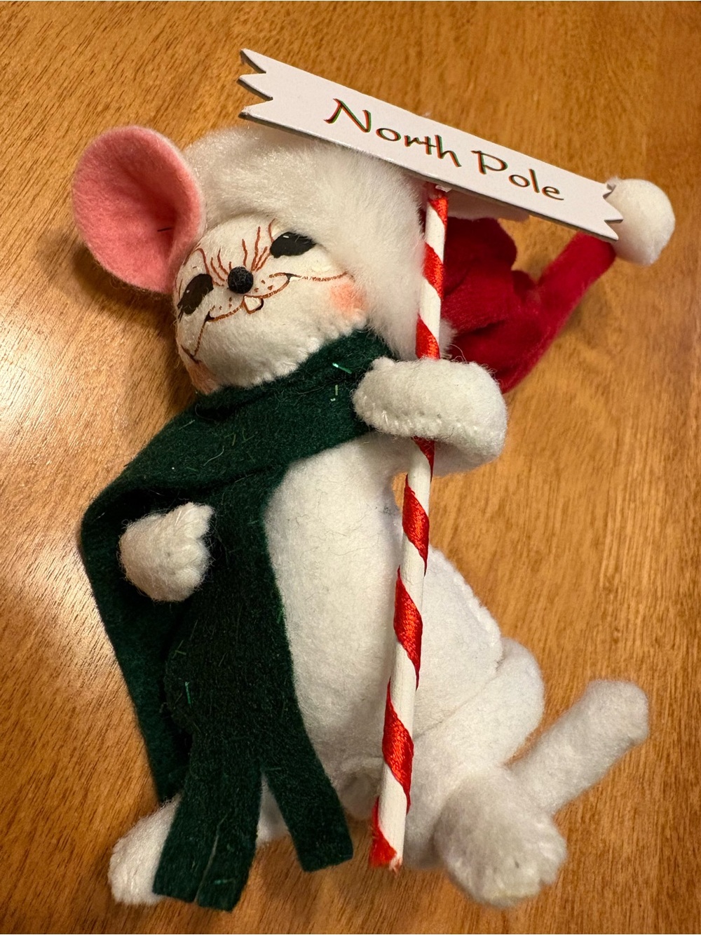 Annalee 2004 North Pole Mouse Ornament